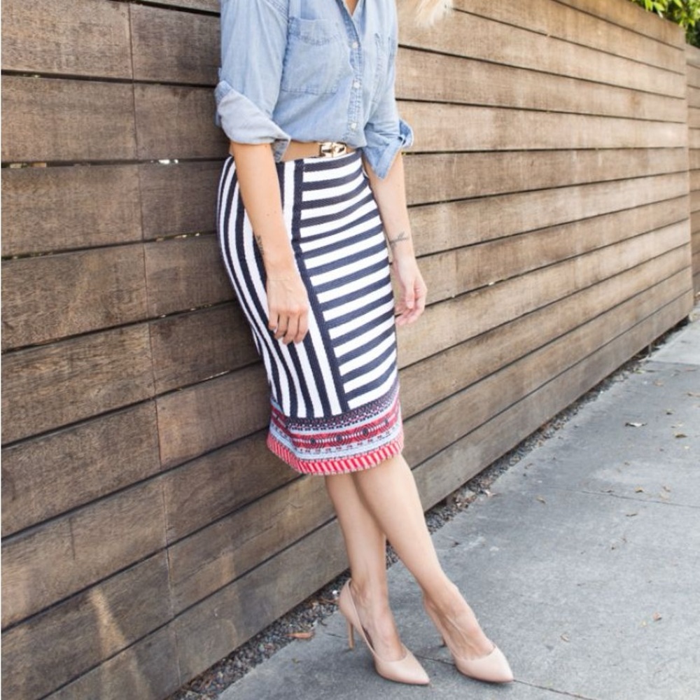 J Crew Collection pencil midi skirt